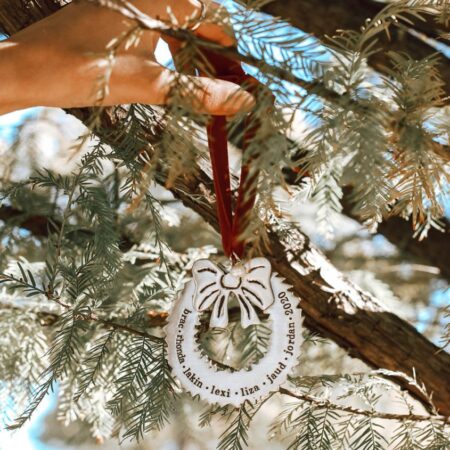 Our Family Wreath Ornament